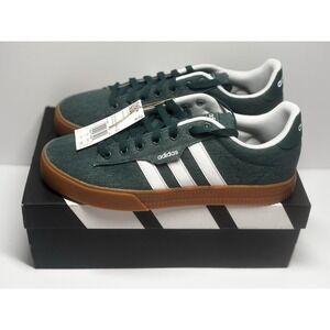 NEW Adidas Daily 3.0 Mens Shoes Green White Gum Canvas Sneakers  Size 9